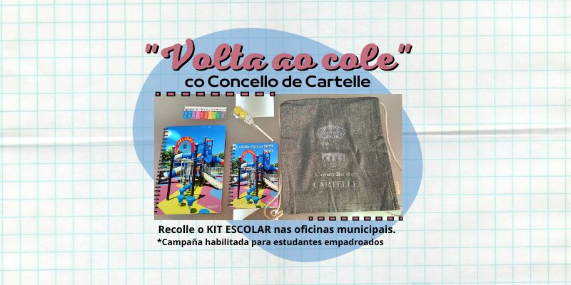 Kit escolar Concello de Cartelle