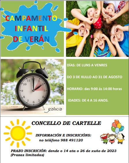 Programa de conciliación de verán en Cartelle